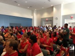 Parents United stood by teachers during an August SRC meeting where commissioners voted to suspend the school code and unilaterally eliminate protections.